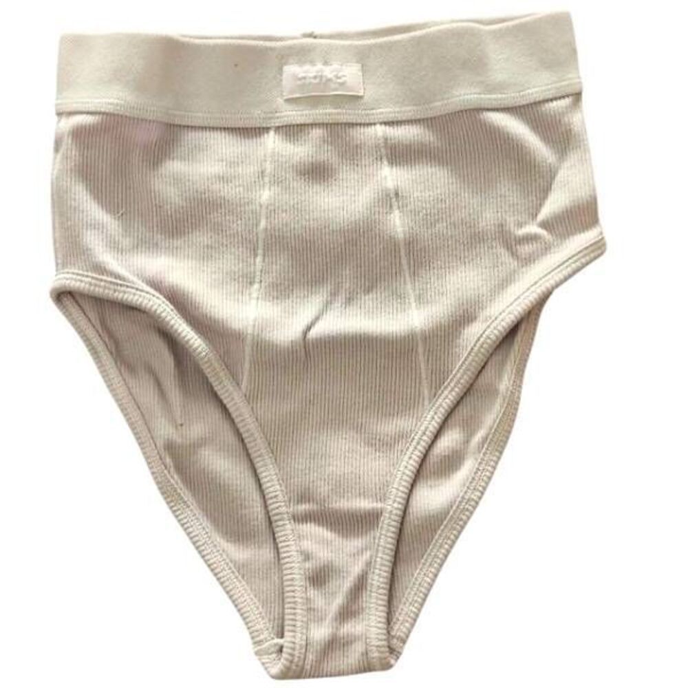 SKIMS COTTON RIBBED FULL CUT BRIEF NWT